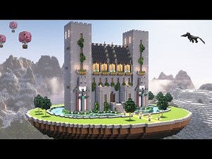 Minecraft: Ultimate Floating Castle Base Tutorial