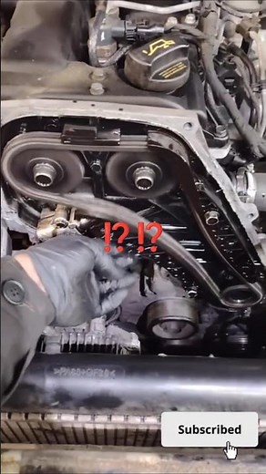problème tendeur de la chaîne de distribution , #distribution #car #mechanical #engine #montage