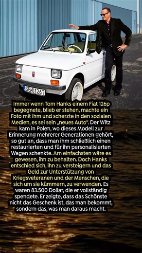 Tom Hanks’ ungewöhnlichstes Geschenk half am Ende Tausenden von Menschen