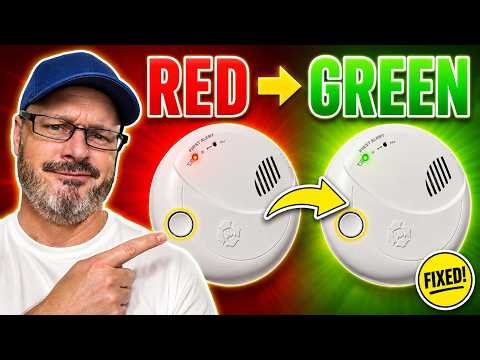 How to Reset a Red Light on a Smoke Alarm (Make It Green Again)