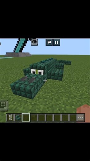 How to make crocodile 🐊 In Minecraft
