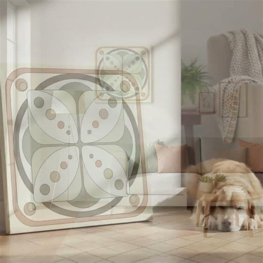 Earthy Geometric Wall Art | Eclectic Geo | Retro Wall Decor