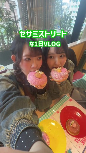 SESAME STREETな1日^_^ かわいい一日になりました#pr #セサミストリート #セサミストリートマーケット #vlog#阪神電車 @中本 和花（わか） TM / © 2026 Sesame Workshop