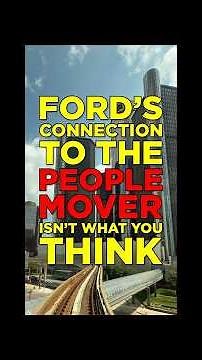 How a World's Fair led to the People Mover