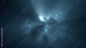 Abstract Blue Energy Light Background