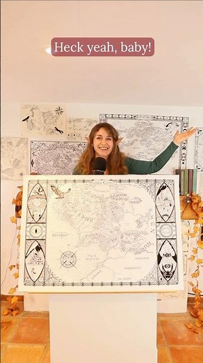 You won't believe this INSANE map... #LOTR #tolkien #lordoftherings #fantasy #fantasyart