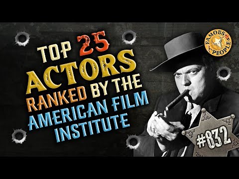 Top 25 Actors Ranked by the American Film Institute