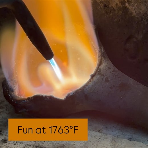 Making sterling silver ingots and having fun at 1763°F . | Galleon's Gold Jewelry | Facebook