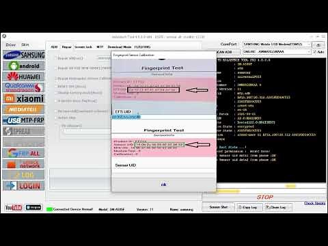 fix fingerprint a50 SM A505f ONE CLICK By Halabtech tool pro v4 0