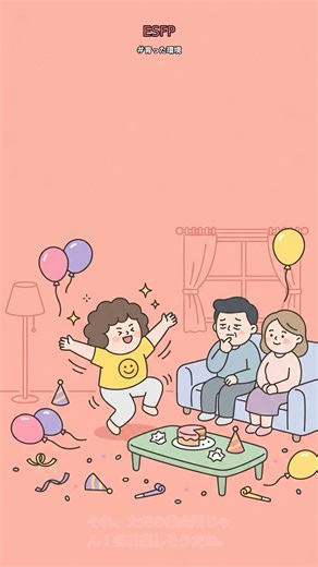 ESFPあるある！実家が常にパーティー会場だった人いる？
