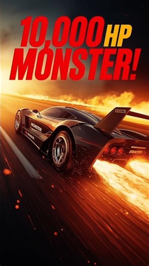 Supercars Can’t Compete With This 10,000 HP Monster! 👑