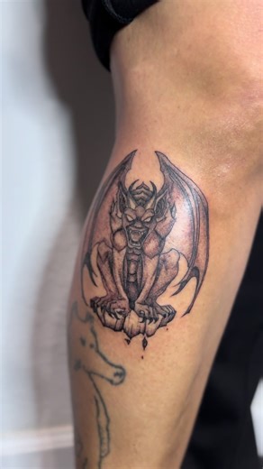 Gargoyle Tattoo ✨ - - - - - - - - - - - - - - - - - - - - - #gargoyle #tattooartist #losangeles