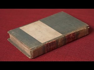 The First Cloth Bound Books