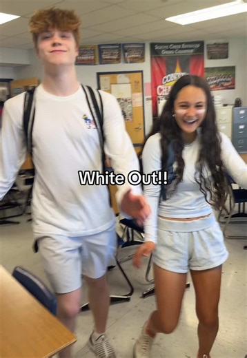 Spirit Week - sophomore white out vibes