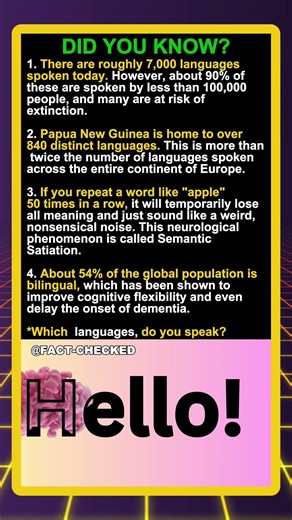 Mind-Blowing Facts About Human Speech