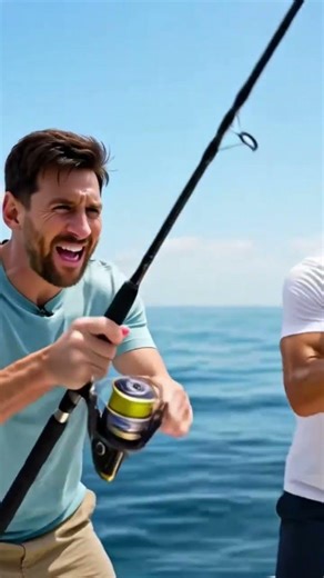 Mira Messi 🦈 #football #cr7 #funny