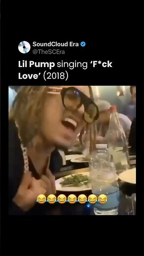 When Lil Pump was singing ‘F*ck Love’ by Trippie Red & XXXTentacion (2018)
