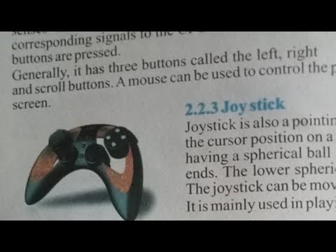 What is Mouse & Joy Stick explained Input Devices In Detail Part 2
