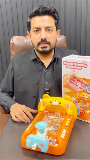 Toy Company on Instagram: "Battery Operated Pin Ball Game https://www.toycompany.pk/products/battery-operated-bear-themed-pinball-shooting-machine"