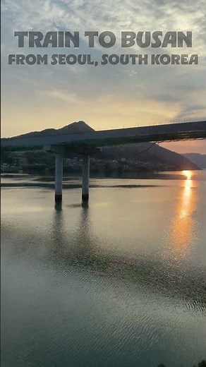 Train to Busan from Seoul South Korea | HD POV