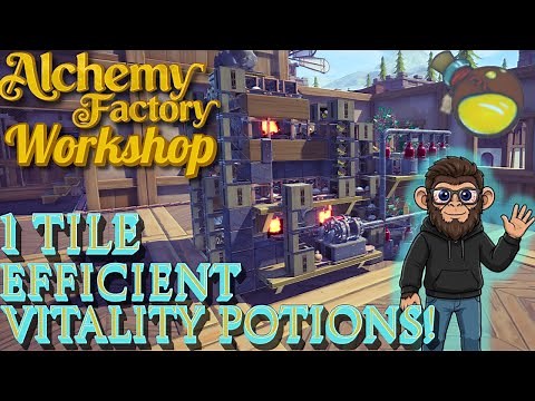 Alchemy Factory Workshop: 100% EFFICIENT Vitality Potions! (15/Min, No Upgrades)
