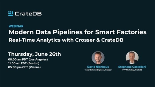 Modern Data Pipelines for Smart Factories​ | Andrea Salomone