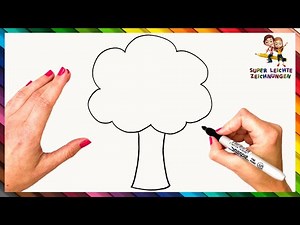 Wie Man Einen Baum Zeichnet 🌳 Baum Zeichnen Leicht Gemacht