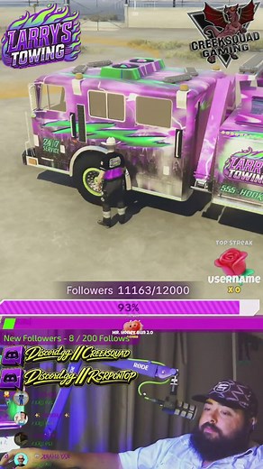 Heavy haul drop with the custom fire truck wrecker from @jwranch #roguestaterp #FiveM #FiveMRoleplay #5m #roleplayer
