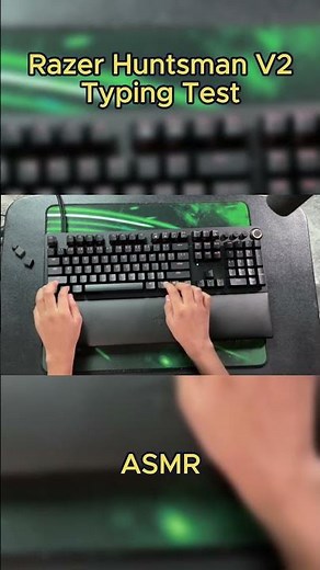 Razer Huntsman V2 Analog Typing Test