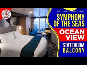 Royal Caribbean's Symphony of the Seas Oceanview Stateroom (#10220) with a balcony