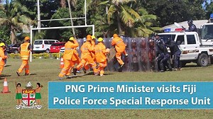 30K views · 374 reactions | Papua New Guinea Prime Minister Hon. Peter O'Neil visited the Fiji Police Force Special Response Unit where he was welcomed by senior Government officials. 欄‍ #Fiji #FijiNews | Fiji Government | Facebook