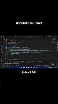 React useState Explained for Beginners 🔥 #react #javascript #coding #tutorial #usestate
