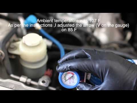 Mitsubishi Lancer Fix AC Refrigerant Refill, R134A, Recharge your car's AC,