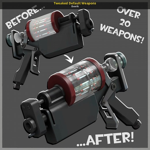 Tweaked Default Weapons Mod for Team Fortress 2 | TF2 Mods