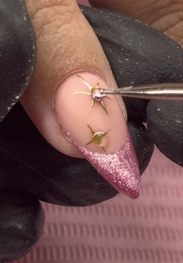 Wicked Nails: Pink and Green Gel Polish Ideas