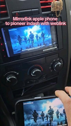 Mirrorlink iPhone to Pioneer weblink screen #iphone #mirrorlink #broadcast #weblink #car