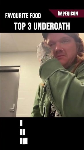 Top Three with Aaron from Underoath #shorts #impericon #underoath