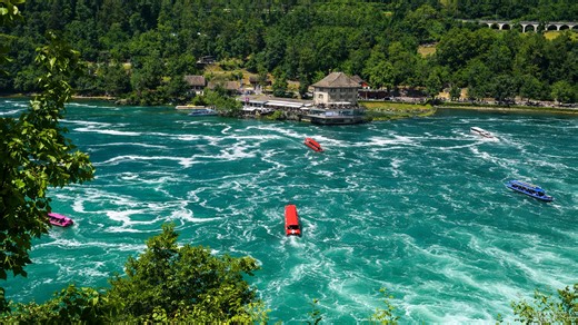 What does Europe’s largest waterfall look like?