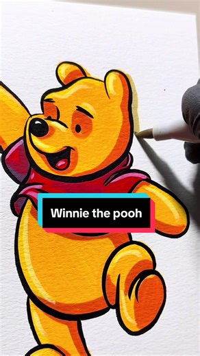 Winnie the Pooh #satisfying #art #coloring #asmr #arte