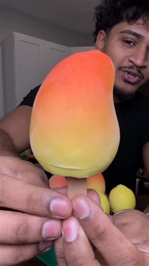 Naf on Instagram: "Trying the viral Fruit Ice Cream 🥭 #fruiticecream #icecream #dessert #realisticicecream #foodie #foodtok #mukbang #sweats"