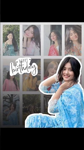 Birthday Story Idea 🎀 Inshot Tutorial #shorts #instagram #instastory #birthdaystory #storytips