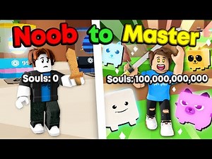 NOOB To MASTER In Monster Hunting Simulator! Buying STRONGEST SWORD! Hatching Legend Pets! (Roblox)