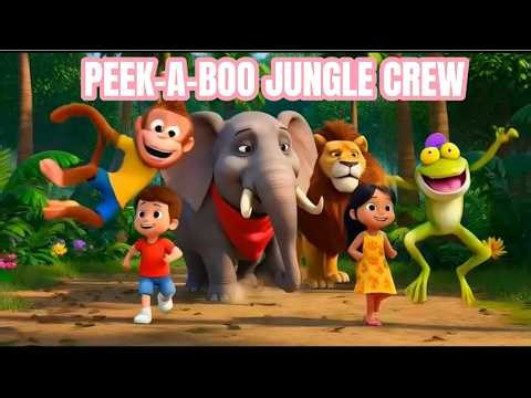 🐒🌿 PEEK-A-BOO JUNGLE CREW 🌿🐘