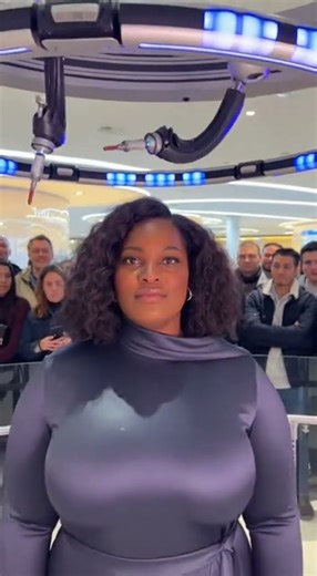 AI Machine Transforms Her Look in Seconds 🤖✨