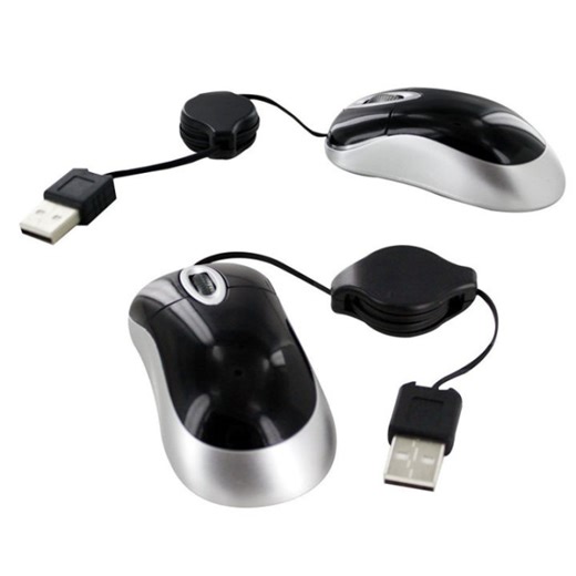 Optical Mini Retractable Mouse Portable Mini USB Wired Mouse Ergonomics Home Office Mice for Computer PC Laptop | Lazada PH