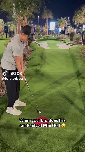 Hilarious Mini Golf Moment Caught on Camera