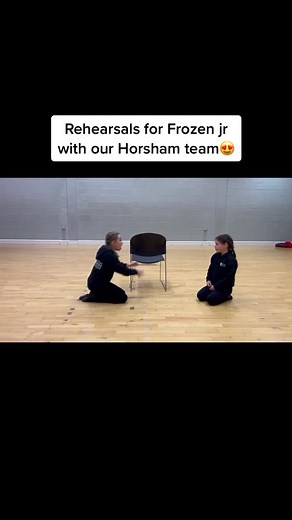 Young Elsa and Young Anna Perform in Frozen Jr Musical Theatre Show