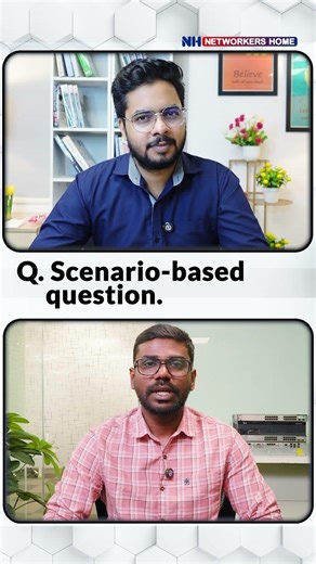 Networking Mock Interview | Scenario Based Question! #ccna #networking #question #mock