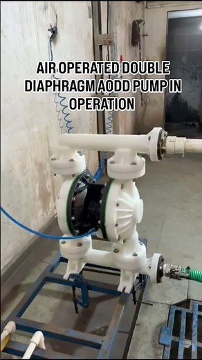 Inside the working of an AODD pump used in industrial fluid handling. #industrialprocess