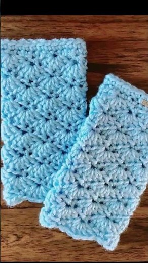Girls Just Wanna Crochet Fun! 🧶 Easy Shell Stitch Fingerless Gloves 💖